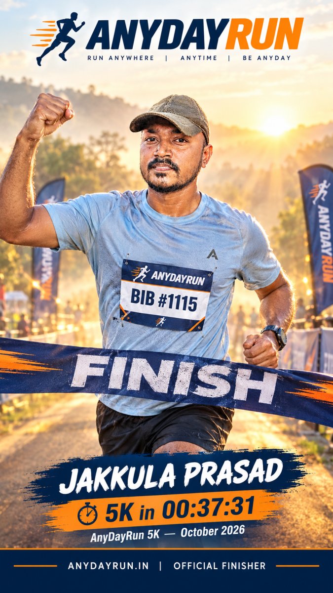 JAKKULA PRASAD finisher photo