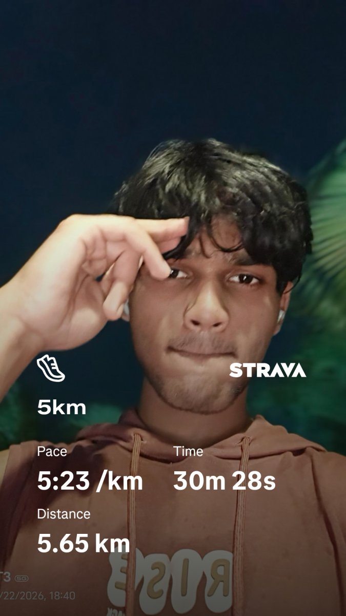 Sowpnesh P. Finisher Selfie